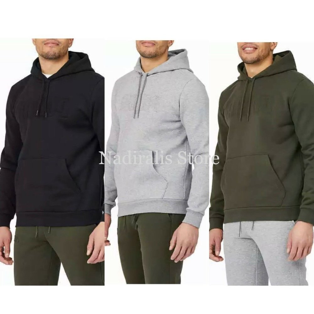 New!!! Puma Men's Embossed Pullover Fleece Hooded